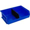 Akro-Mils 40234 Plastic Length Dividers for AkroBins Stackable Storage Bins Model 30234, Custom Storage Inserts for Tools, Crafts & Supplies, 6-Pack, Black(Black)