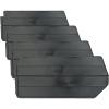Akro-Mils 40270 Plastic Length Dividers for AkroBins Stackable Storage Bins Model 30270, Custom Storage Inserts for Tools, Crafts & Supplies, 6-Pack, Black(24-Pack | Fits 30270)