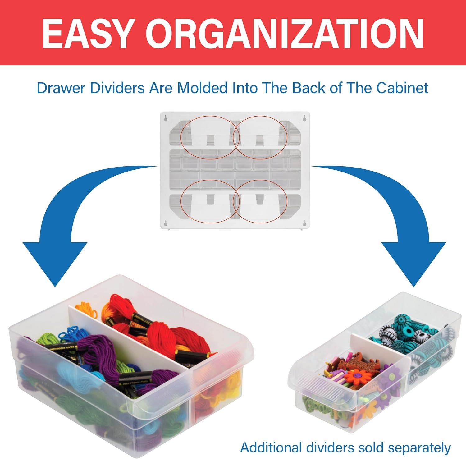 image:imageAkroMils 44Drawer Plastic Drawer Storage Cabinet for Garage Organization Bead Organizer Building Bricks Storage Teacher Toolbox Makeup Organizer 20 W x 6 D x 16 H 10144 BlackBlack
