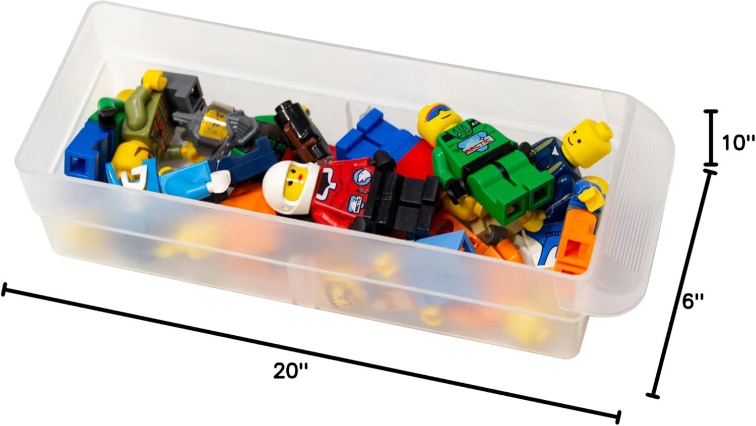 image:imageAkroMils 44Drawer Plastic Drawer Storage Cabinet for Garage Organization Bead Organizer Building Bricks Storage Teacher Toolbox Makeup Organizer 20 W x 6 D x 16 H 10144 BlackBlack