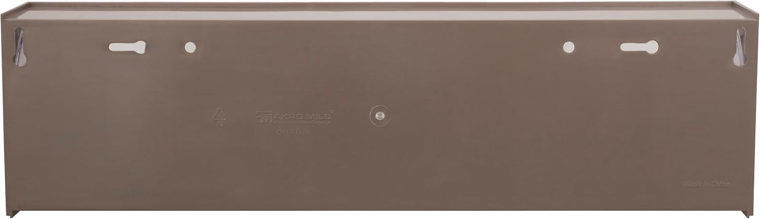 image:imageAkroMils TiltView Plastic Storage Cabinet with 4 Tilt Out Bins Horizontal Plastic Parts Organizer Teacher Toolbox and Office Supply Organizer 2358 W x 8316 H x 634 D StoneMocha Raspberry