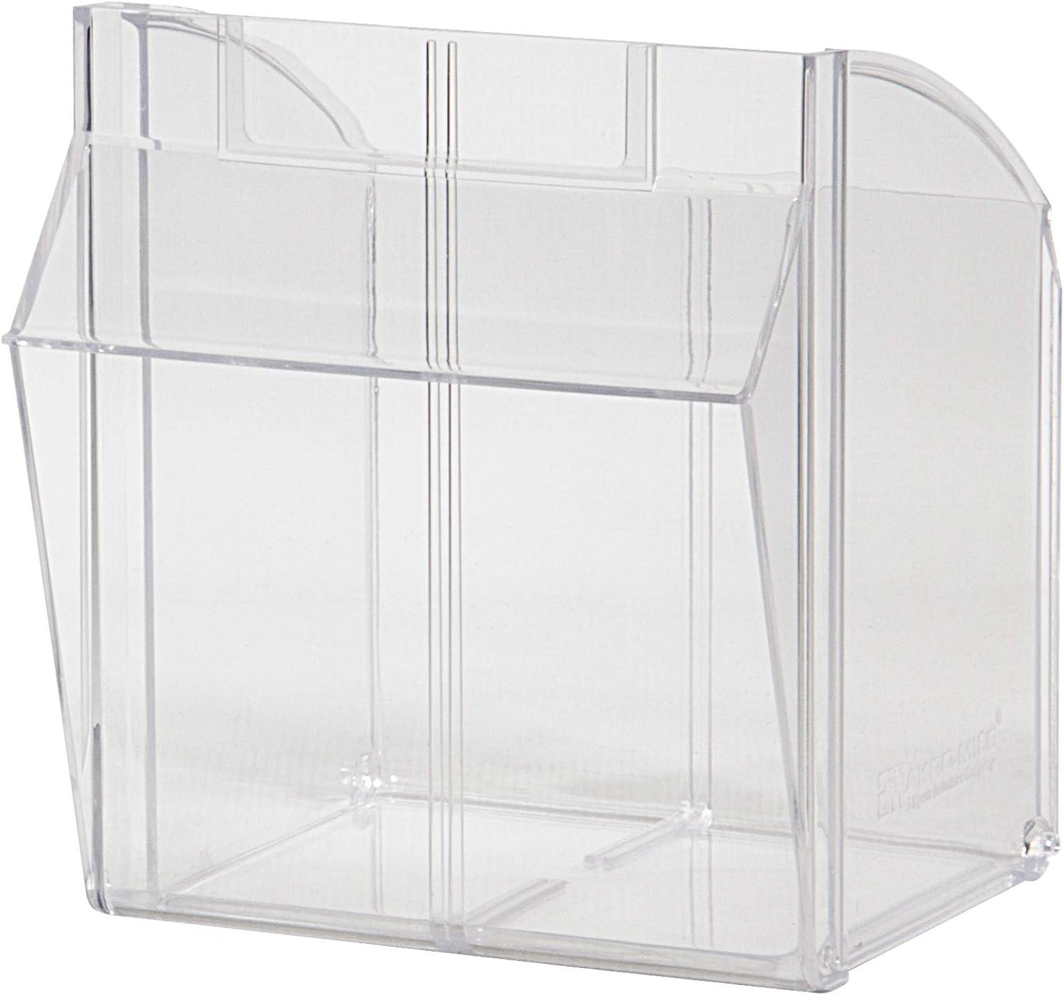 image:imageAkroMils TiltView Plastic Storage Cabinet with 4 Tilt Out Bins Horizontal Plastic Parts Organizer Teacher Toolbox and Office Supply Organizer 2358 W x 8316 H x 634 D StoneStone