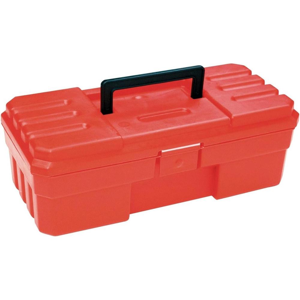 image:imageAkroMils 12Inch ProBox Plastic Toolbox for Tools Hobby or Craft Storage Toolbox Model 09912 12Inch x 512Inch x 4Inch RedRed