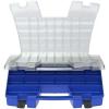 Akro-Mils 06118 Multi Compartment Hardware and Crafts Portable Organizer Storage Case, (18-Inch x 13-Inch x 4-Inch), Blue
