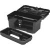 Akro-Mils 09514 ProBox Plastic Toolbox with Removable Tray for Tools, Hobby or Craft Storage, 14-Inch x 8-Inch x 8-Inch, Red(Black)