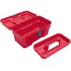 Akro-Mils 09514 ProBox Plastic Toolbox with Removable Tray for Tools, Hobby or Craft Storage, 14-Inch x 8-Inch x 8-Inch, Red(Red)