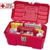 Akro-Mils 09514 ProBox Plastic Toolbox with Removable Tray for Tools, Hobby or Craft Storage, 14-Inch x 8-Inch x 8-Inch, Red(Red)