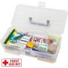 Akro-Mils 12-Inch ProBox Plastic Toolbox for Tools, Hobby or Craft Storage Toolbox, Model 09912, (12-Inch x 5-1/2-Inch x 4-Inch), Red(Clear)