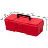 Akro-Mils 12-Inch ProBox Plastic Toolbox for Tools, Hobby or Craft Storage Toolbox, Model 09912, (12-Inch x 5-1/2-Inch x 4-Inch), Red(Red)