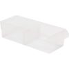 Akro-Mils 40716 Plastic Width Dividers for Small Drawers in Plastic Cabinets, Custom Storage Inserts for Teacher Toolbox, Small Parts Organizer, Screw Organizer and More, 16-Pack, Clear(Dividers)