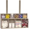 Akro-Mils TiltView Plastic Storage Cabinet with 4 Tilt Out Bins, Horizontal Plastic Parts Organizer, Teacher Toolbox, and Office Supply Organizer, 23-5/8″ W x 8-3/16″ H x 6-3/4″ D, Stone(Stone)