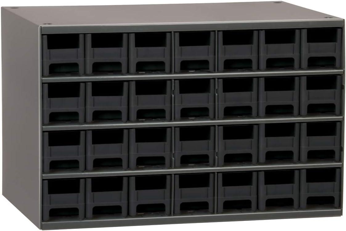 image:imageAkroMils Steel Garage Storage Cabinet Small Parts Organizer Metal Cabinet for Hardware Nails Screws Bolts Nuts and More 17 W x 11 D x 11 H 28Drawer Gray CabinetBlue Drawers 19228Gray CabinetBlack Drawers