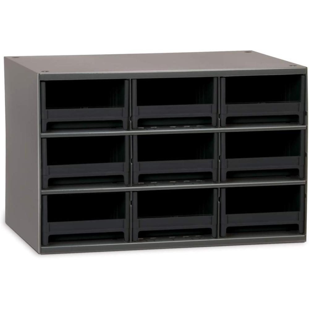 image:imageAkroMils Steel Garage Storage Cabinet Small Parts Organizer Metal Cabinet for Hardware Nails Screws Bolts Nuts and More 17 W x 11 D x 11 H 28Drawer Gray CabinetBlue Drawers 19228Gray CabinetBlack Drawers