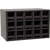 Akro-Mils Steel Garage Storage Cabinet, Small Parts Organizer Metal Cabinet for Hardware, Nails, Screws, Bolts, Nuts, and More, 17″ W x 11″ D x 11″ H, 28-Drawer, Gray Cabinet/Blue Drawers (19228)(Gray Cabinet/Black Drawers)
