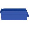 Akro-Mils 30088 ShelfMax Plastic Nesting Shelf Bin Box, 18-Inch L by 8-Inch W by 6-Inch H, Blue, Case of 8(Blue)