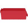 Akro-Mils 30088 ShelfMax Plastic Nesting Shelf Bin Box, 18-Inch L by 8-Inch W by 6-Inch H, Blue, Case of 8(Red)