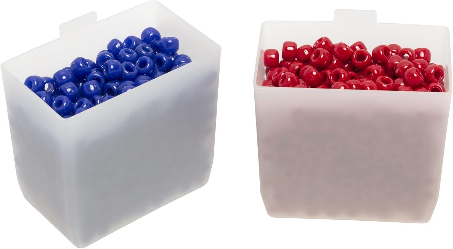 image:imageAkroMils 30101 Plastic Bin Cup Storage for Sorting Small Parts In Shelf Bins 2Inch x 314Inch x 3Inch White Case of 482 x 314 x 3