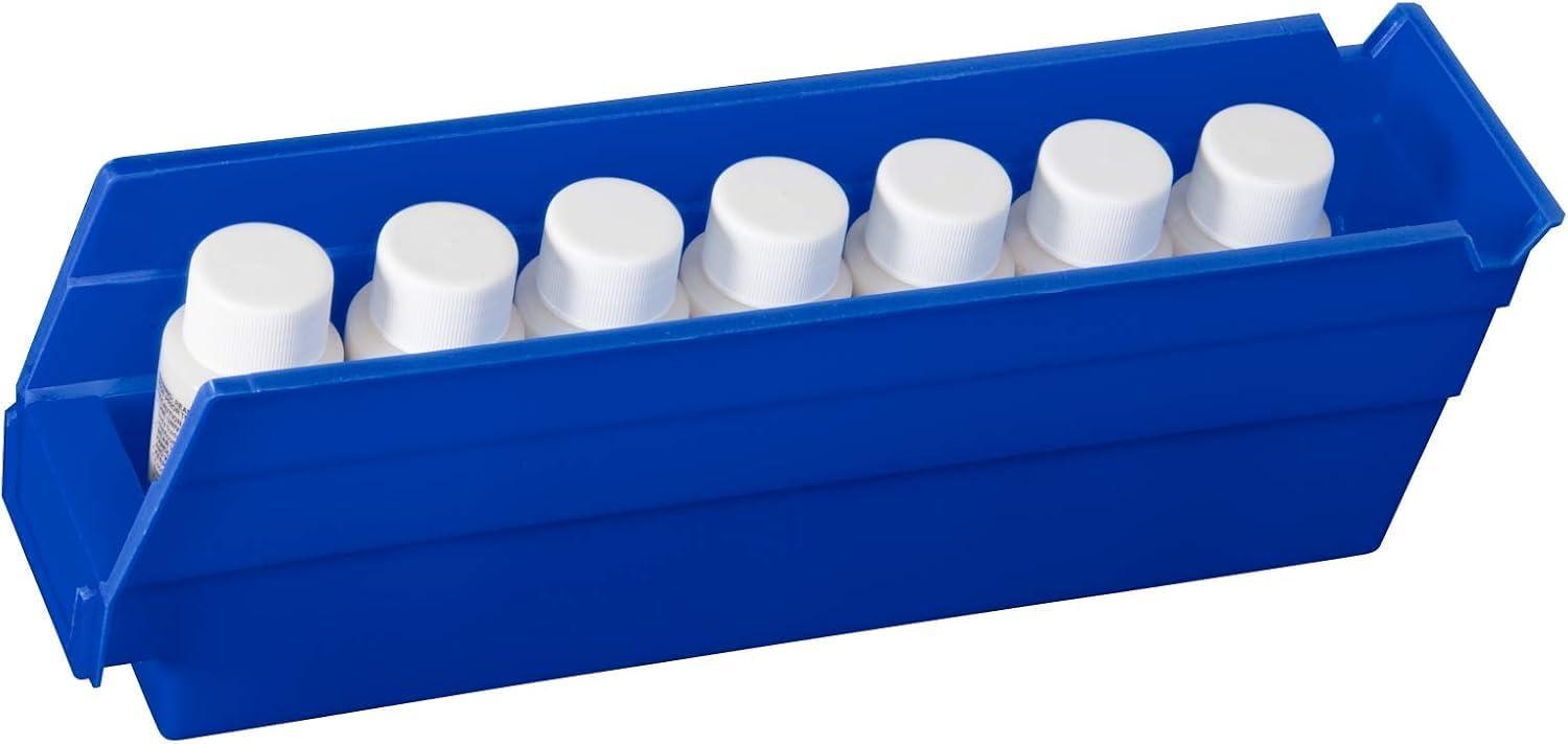 image:imageShelf Bin Set of 24 Color ClearBlue