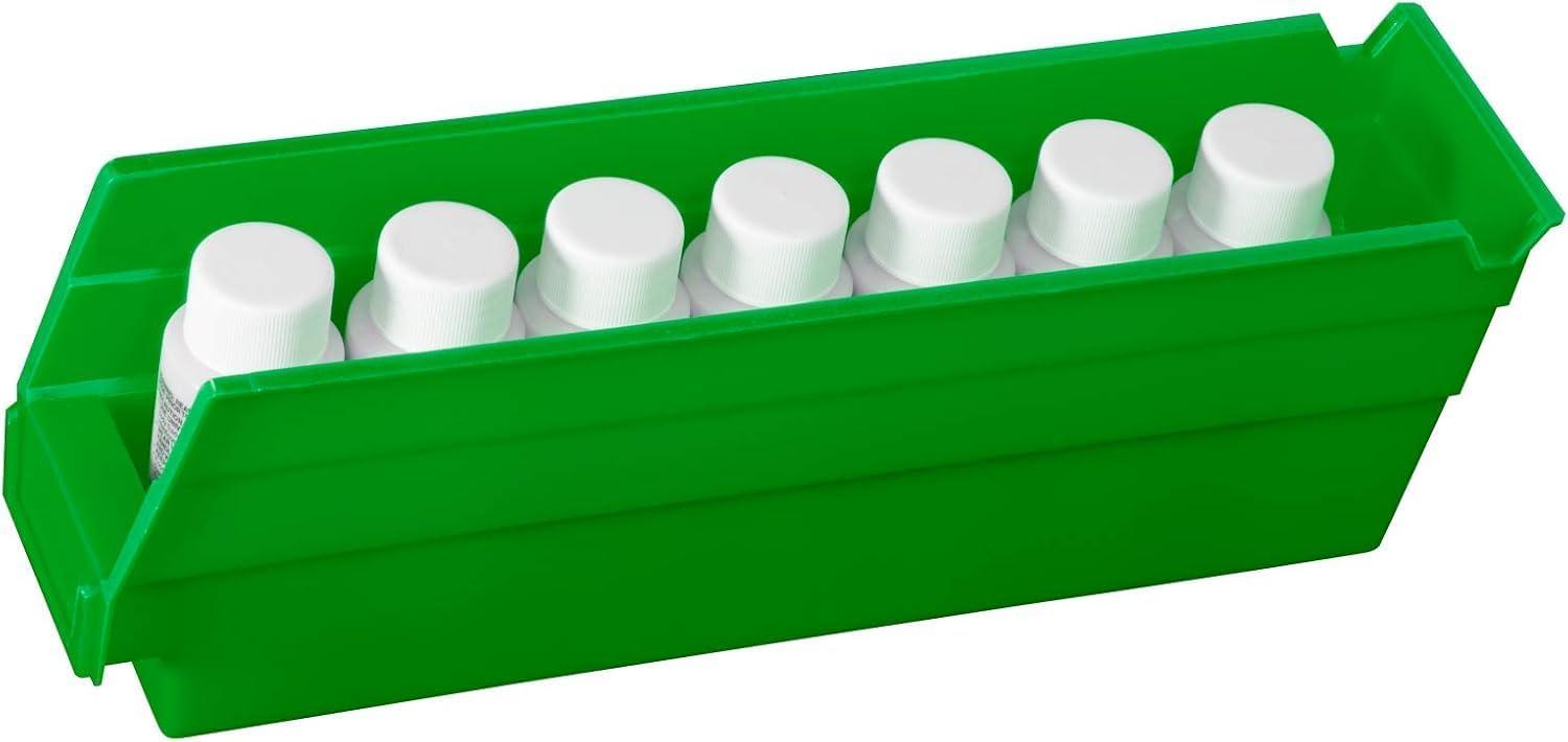 image:imageShelf Bin Set of 24 Color ClearGreen
