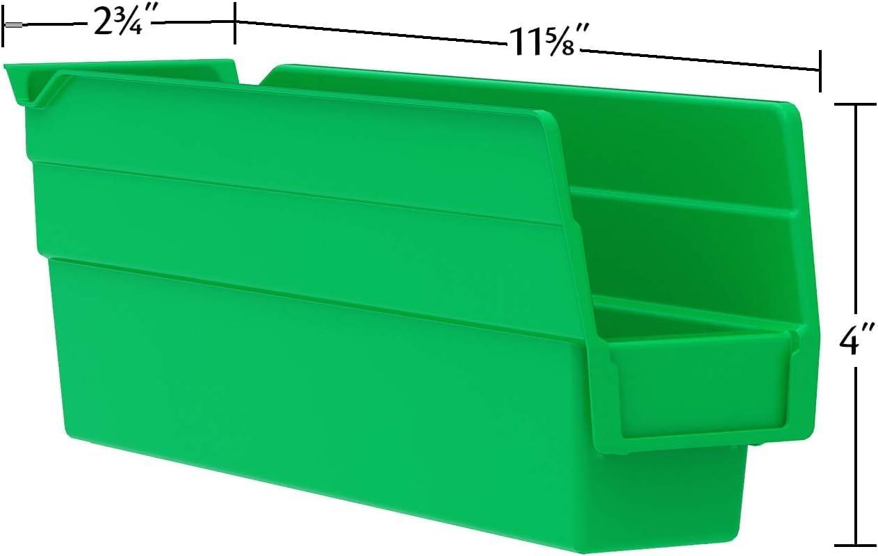 image:imageShelf Bin Set of 24 Color ClearGreen
