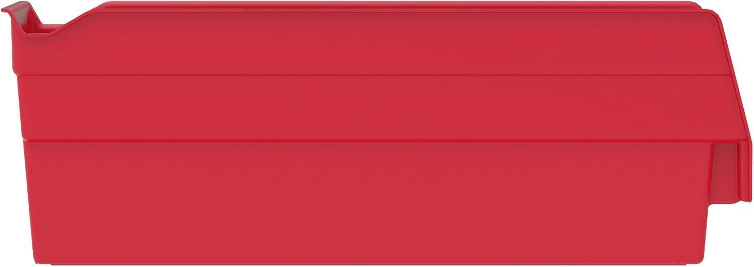 image:imageShelf Bin Set of 24 Color ClearRed