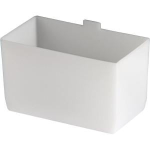 Akro-Mils 30101 Plastic Bin Cup Storage for Sorting Small Parts In Shelf Bins, (2-Inch x 3-1/4-Inch x 3-Inch), White, Case of 48(2-3/4″ x 5″ x 3″)