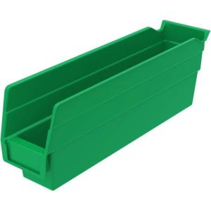 Shelf Bin [Set of 24] Color: Clear(Green)