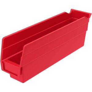 Shelf Bin [Set of 24] Color: Clear(Red)