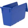 Akro-Mils 30040SCLAR Nesting Plastic Shelf Bin (16 Pack), 11-5/8″ x 4-1/8 x 6″, Clear(Blue)