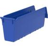 Akro-Mils 30048 Plastic Nesting ShelfMax Storage Bin Box, (18-Inch x 4-Inch x 6-Inch), Clear, (8-Pack)(Blue)