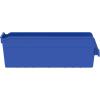 Akro-Mils 30048 Plastic Nesting ShelfMax Storage Bin Box, (18-Inch x 4-Inch x 6-Inch), Clear, (8-Pack)(Blue)