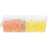 Akro-Mils 30048 Plastic Nesting ShelfMax Storage Bin Box, (18-Inch x 4-Inch x 6-Inch), Clear, (8-Pack)(Clear)
