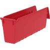 Akro-Mils 30048 Plastic Nesting ShelfMax Storage Bin Box, (18-Inch x 4-Inch x 6-Inch), Clear, (8-Pack)(Red)
