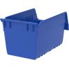 Akro-Mils 30090 Plastic Nesting ShelfMax Storage Bin Box, (12-Inch x 6-Inch x 6-Inch), Red, (10-Pack)(Blue)