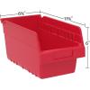 Akro-Mils 30090 Plastic Nesting ShelfMax Storage Bin Box, (12-Inch x 6-Inch x 6-Inch), Red, (10-Pack)(Blue)