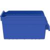 Akro-Mils 30090 Plastic Nesting ShelfMax Storage Bin Box, (12-Inch x 6-Inch x 6-Inch), Red, (10-Pack)(Blue)