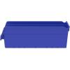 Akro-Mils 30098 ShelfMax Plastic Nesting Shelf Bin Box, 18-Inch Length x 6.75 Inch Width x 6-Inch Height, Blue (10-Pack)(Blue)
