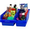 Akro-Mils 30098 ShelfMax Plastic Nesting Shelf Bin Box, 18-Inch Length x 6.75 Inch Width x 6-Inch Height, Blue (10-Pack)(Blue)
