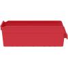 Akro-Mils 30098 ShelfMax Plastic Nesting Shelf Bin Box, 18-Inch Length x 6.75 Inch Width x 6-Inch Height, Blue (10-Pack)(Red)