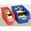 Akro-Mils 30098 ShelfMax Plastic Nesting Shelf Bin Box, 18-Inch Length x 6.75 Inch Width x 6-Inch Height, Blue (10-Pack)(Yellow)