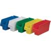 Akro-Mils 30098 ShelfMax Plastic Nesting Shelf Bin Box, 18-Inch Length x 6.75 Inch Width x 6-Inch Height, Blue (10-Pack)(Yellow)