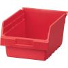 Akro-Mils 30080 ShelfMax Plastic Nesting Shelf Bin Box, 12-Inch L by 8-Inch W by 6-Inch H, Blue, Case of 8(Red)