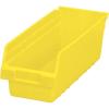 Akro-Mils 30098 ShelfMax Plastic Nesting Shelf Bin Box, 18-Inch Length x 6.75 Inch Width x 6-Inch Height, Blue (10-Pack)(Yellow)