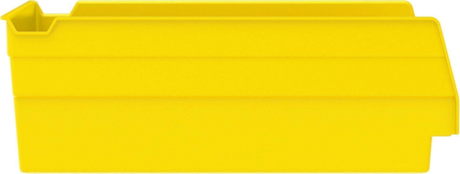 image:imageAkroMils 30150 Plastic Shelf Bins Heavy Duty Storage Bins for Garage Closet and Drawer Organization 12 x 8 x 4 Blue 12PackYellow