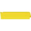 Akro-Mils 30128 Plastic Shelf Bins, Heavy Duty Storage Bins for Garage, Closet, and Drawer Organization, 18-Inch x 4-Inch x 4-Inch, Blue, 12-Pack(Yellow)
