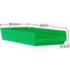 Akro-Mils 30174 Plastic Shelf Bins, Heavy Duty Storage Bins for Garage, Closet, and Drawer Organization, 24-Inch x 11-Inch x 4-Inch, Blue, 6-Pack(Clear)