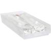 Akro-Mils 30174 Plastic Shelf Bins, Heavy Duty Storage Bins for Garage, Closet, and Drawer Organization, 24-Inch x 11-Inch x 4-Inch, Blue, 6-Pack(Clear)