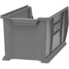 Akro-Mils 30287 Super-Size AkroBins Plastic Storage Bins, Space-Saving Stackable Bins for Garage, Classroom, Warehouse Organization, 24″ L x 11″ W x 10″ H, Yellow, 4-Pack(Clear  (4-Pack))