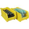Akro-Mils 30287 Super-Size AkroBins Plastic Storage Bins, Space-Saving Stackable Bins for Garage, Classroom, Warehouse Organization, 24″ L x 11″ W x 10″ H, Yellow, 4-Pack(Yellow  (4-Pack))
