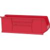 Akro-Mils 30292 Super-Size AkroBins Plastic Storage Bins, Space-Saving Stackable Bins for Garage, Classroom, Warehouse Organization, 30″ L x 11″ W x 10″ H, Clear, 4-Pack(Red  (4-Pack))